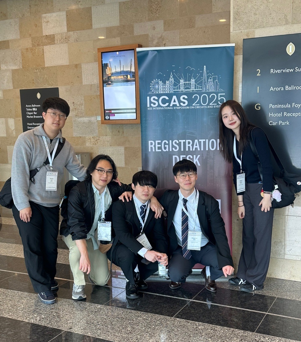 We successfully delivered our presentations at ISCAS 2025 in London, UK. Kudos to everyone for the great effort!